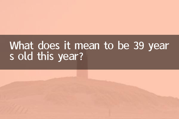 今年39岁属什么
