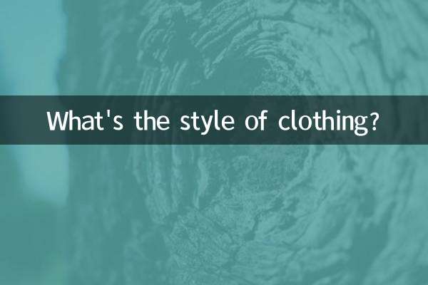 服裝有什麼風格