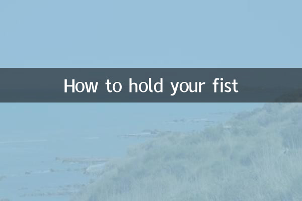 چگونه مشت خود را نگه دارید