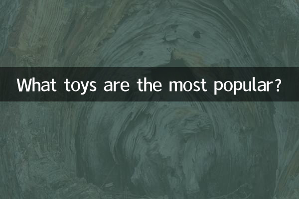 Welche Spielzeuge sind am beliebtesten?