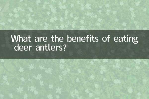 鹿角吃有什么好处