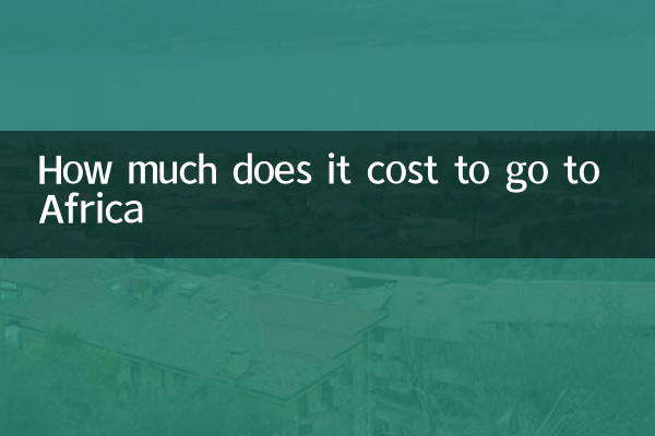How much does it cost to go to Africa