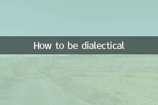 Comment être dialectique