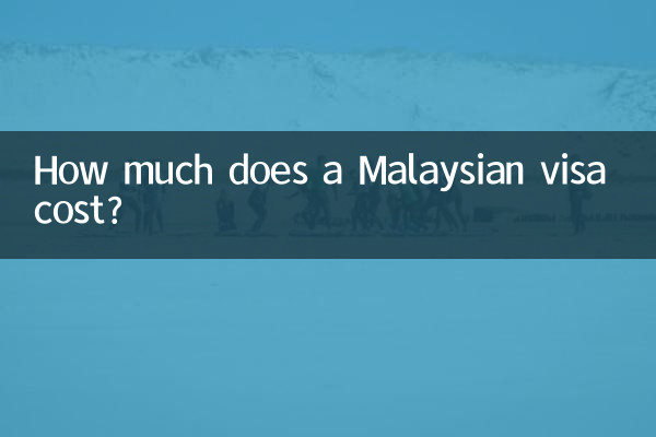 How much does a Malaysian visa cost?