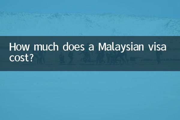 How much does a Malaysian visa cost?