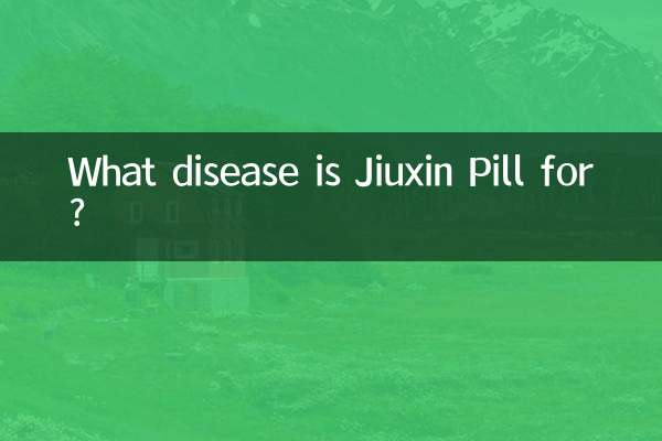 What disease is Jiuxin Pill for?