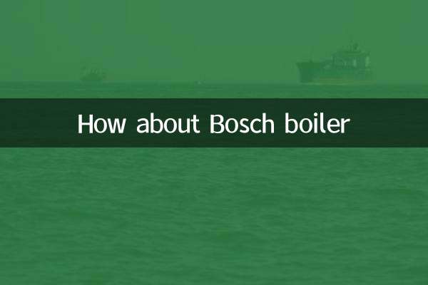बॉश बॉयलर के बारे में क्या ख्याल है?
