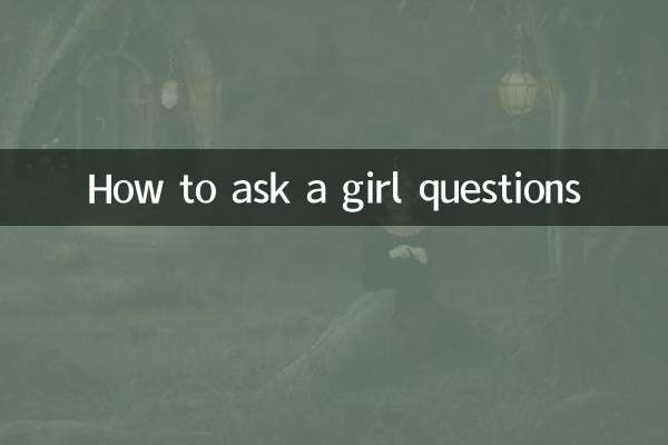 لڑکی سے سوالات کیسے پوچھیں