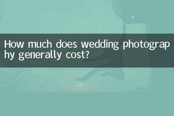 ¿Cuánto cuesta generalmente la fotografía de bodas?