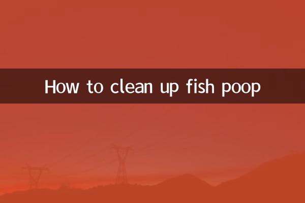 مچھلی کے پوپ کو کیسے صاف کریں