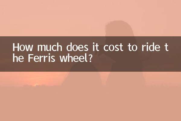 How much does it cost to ride the Ferris wheel?