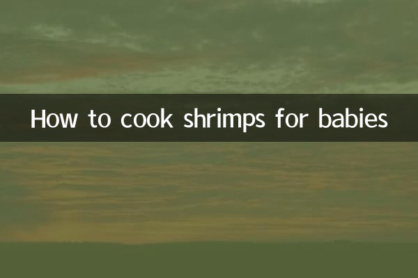 Wie man Garnelen für Babys kocht