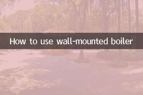 Come utilizzare la caldaia murale