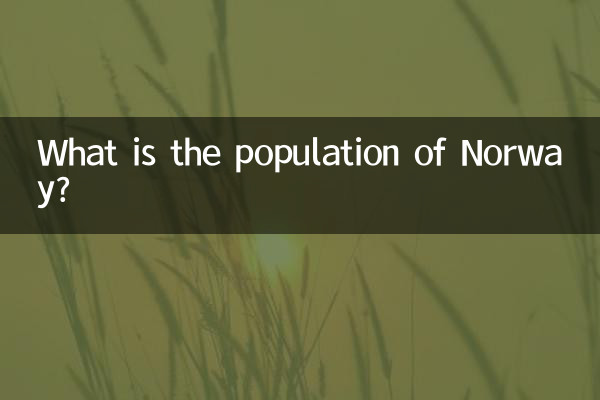 ノルウェーの人口は何人ですか?