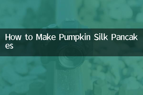 Come preparare i pancake di seta alla zucca