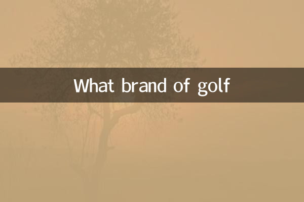 What brand of golf