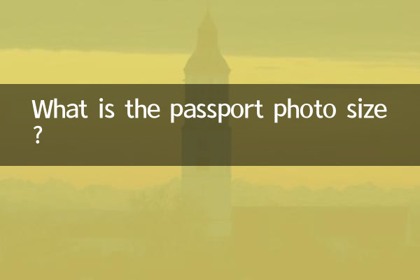 パスポートの写真のサイズはどれくらいですか?