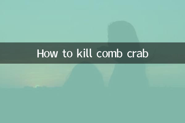 Como matar caranguejo-favo