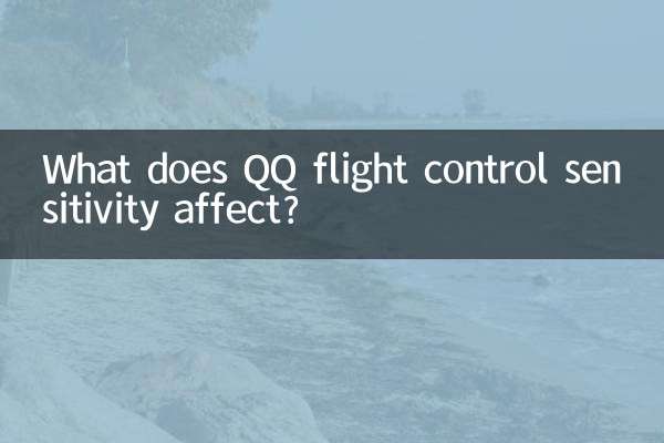 Welchen Einfluss hat die Empfindlichkeit der QQ-Flugsteuerung?