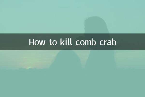 Como matar caranguejo-favo