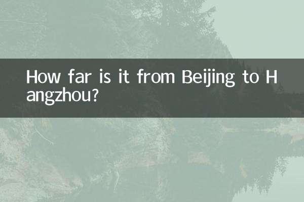 Wie weit ist es von Peking nach Hangzhou?