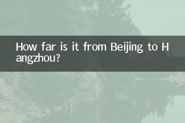 Wie weit ist es von Peking nach Hangzhou?
