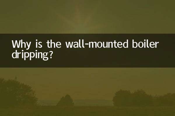 Pourquoi la chaudière murale goutte-t-elle ?