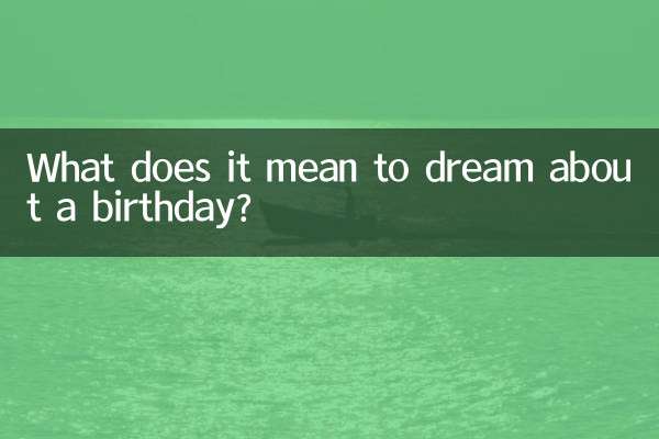 梦见过生日是什么意思