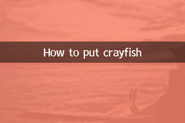 Cómo poner cangrejos de río