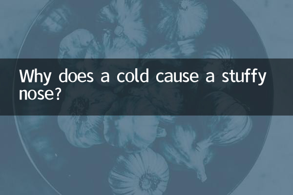 ¿Por qué un resfriado provoca congestión nasal?