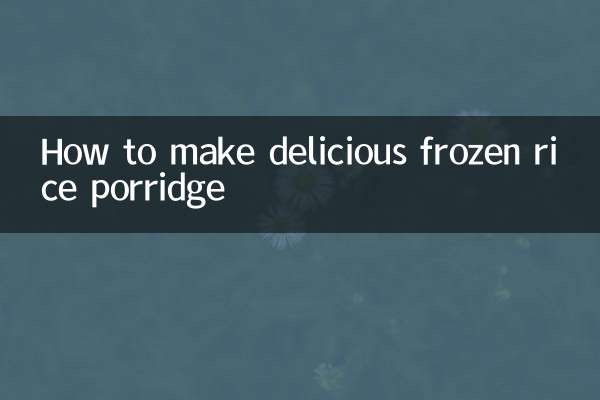 So bereiten Sie köstlichen gefrorenen Reisbrei zu