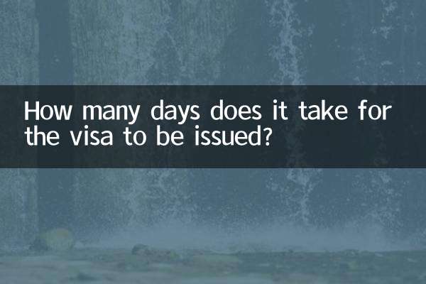 Wie viele Tage dauert die Ausstellung des Visums?