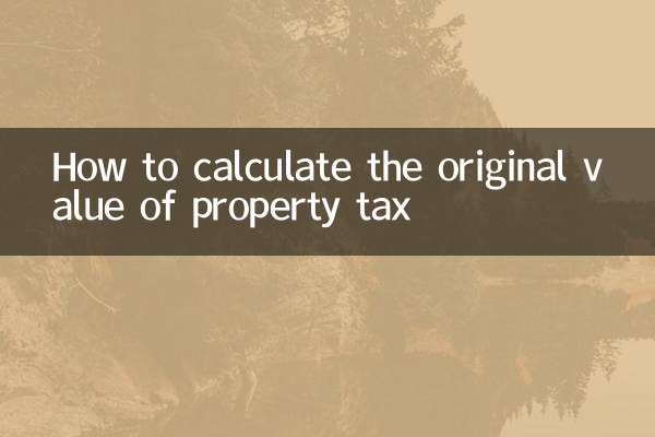 So berechnen Sie den ursprünglichen Wert der Grundsteuer
