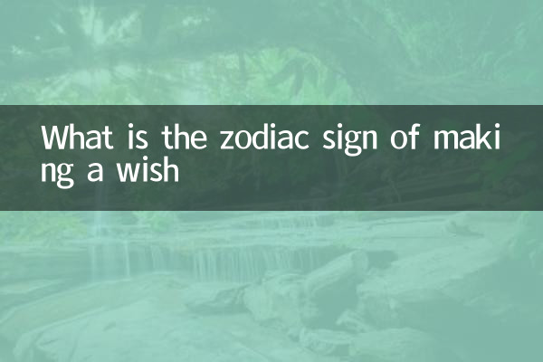 ¿Cuál es el signo del zodiaco de hacer un deseo?