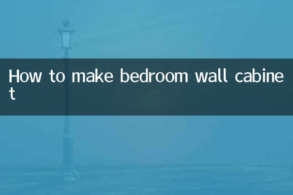 Cómo hacer un mueble de pared para dormitorio.