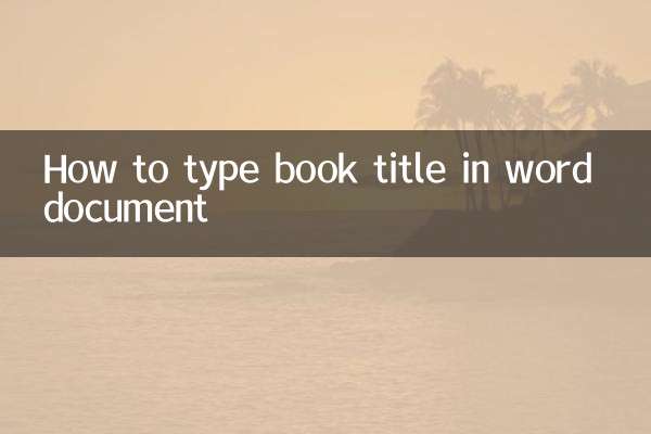 So geben Sie den Buchtitel in ein Word-Dokument ein