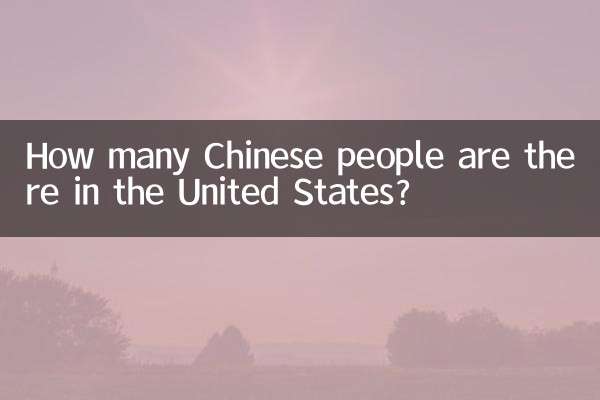 Wie viele Chinesen gibt es in den Vereinigten Staaten?