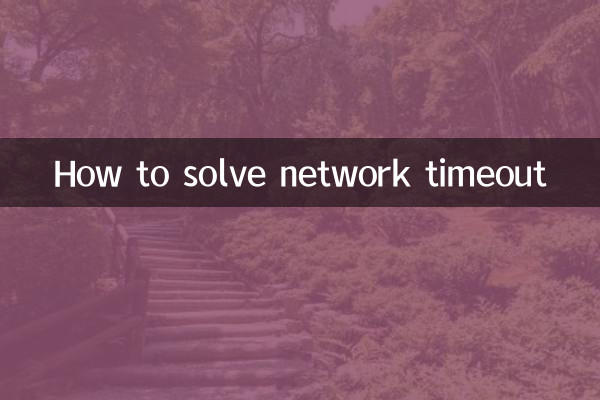 Come risolvere il timeout della rete