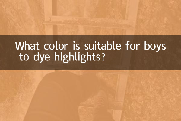 ¿Qué color es el adecuado para que los niños tiñen mechas?