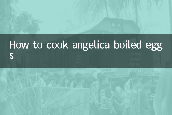 কীভাবে অ্যাঞ্জেলিকা সিদ্ধ ডিম রান্না করবেন