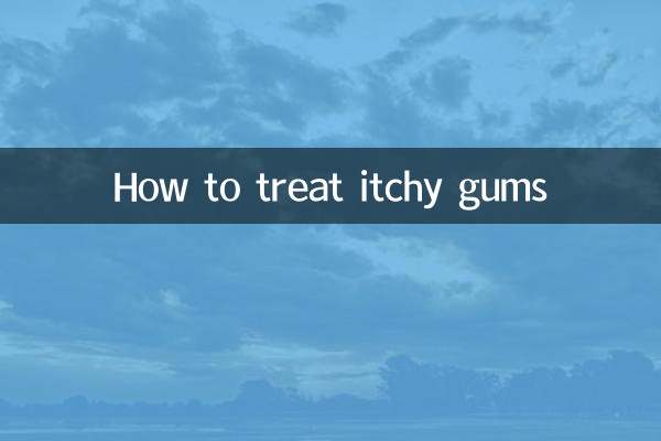 Cómo tratar la picazón en las encías