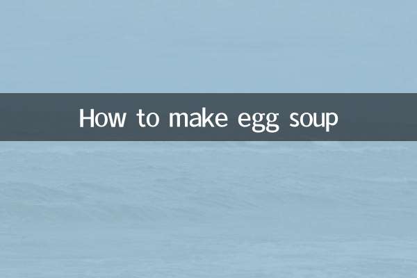 Como fazer sopa de ovo