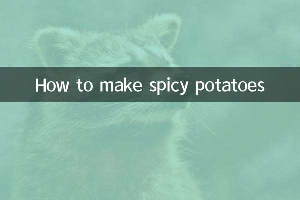 طرز تهیه سیب زمینی تند