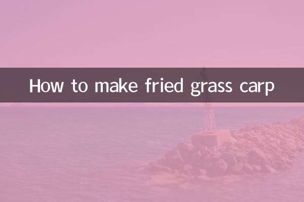 Como fazer carpa capim frita