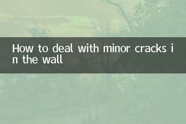 Come affrontare le piccole crepe nel muro