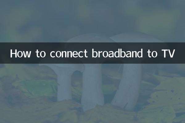 So verbinden Sie Breitband mit dem Fernseher