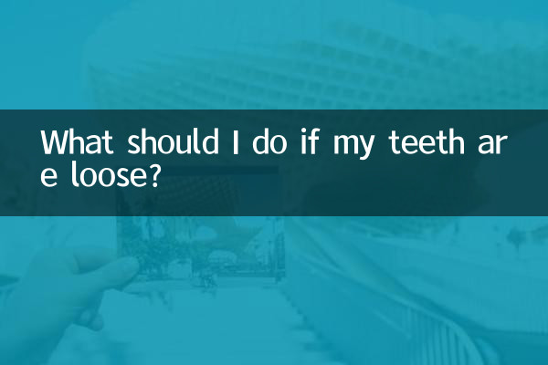 Was soll ich tun, wenn meine Zähne locker sind?