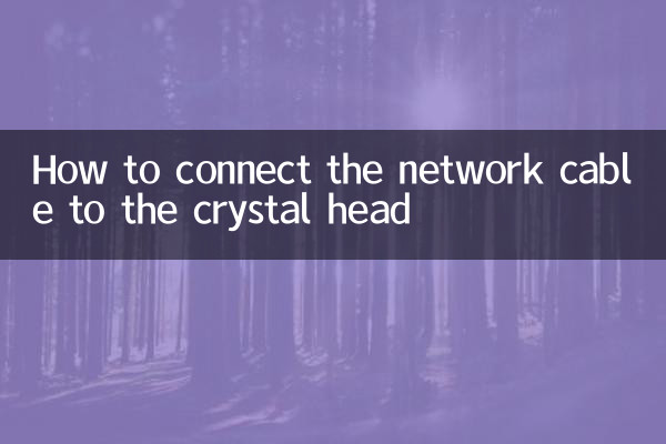 نحوه اتصال کابل شبکه به سر کریستال