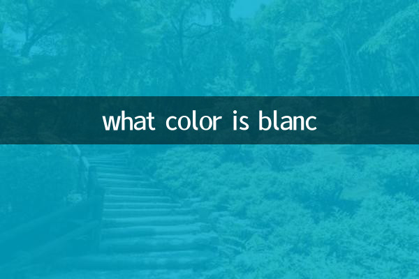 what color is blanc