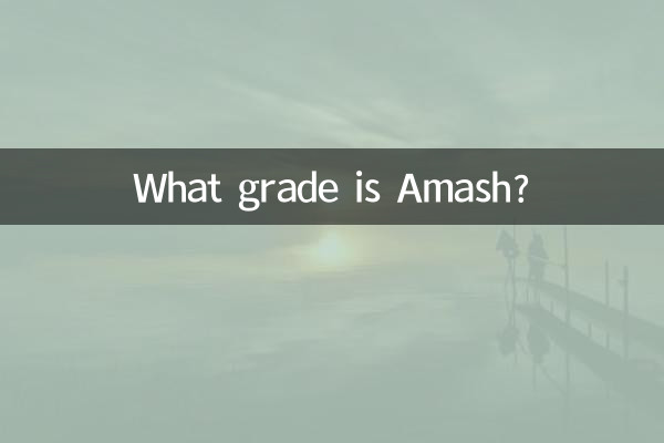 What grade is Amash?